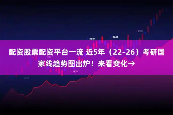 配资股票配资平台一流 近5年（22–26）考研国家线趋势图出炉！来看变化→